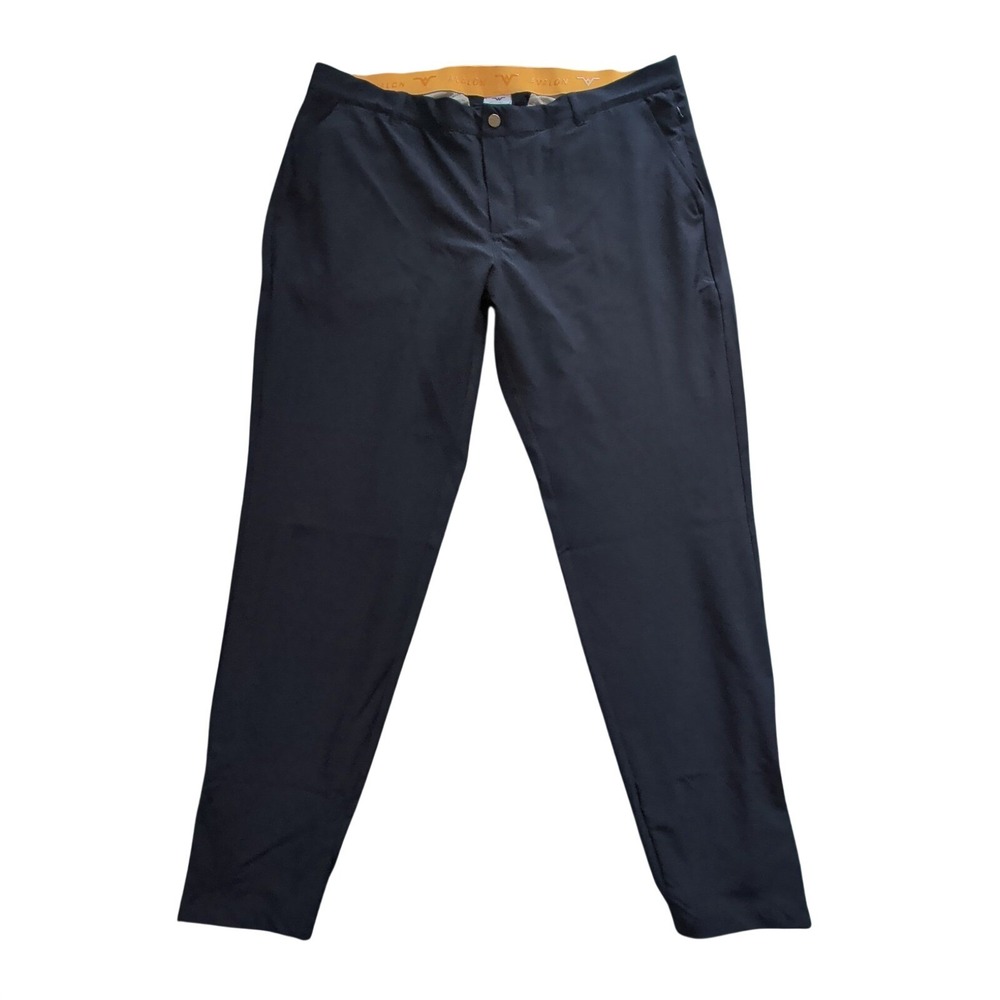 Avalon Golf Performance Jogger II Mens 40 L Navy Stretch Zip Cuffs Preppy